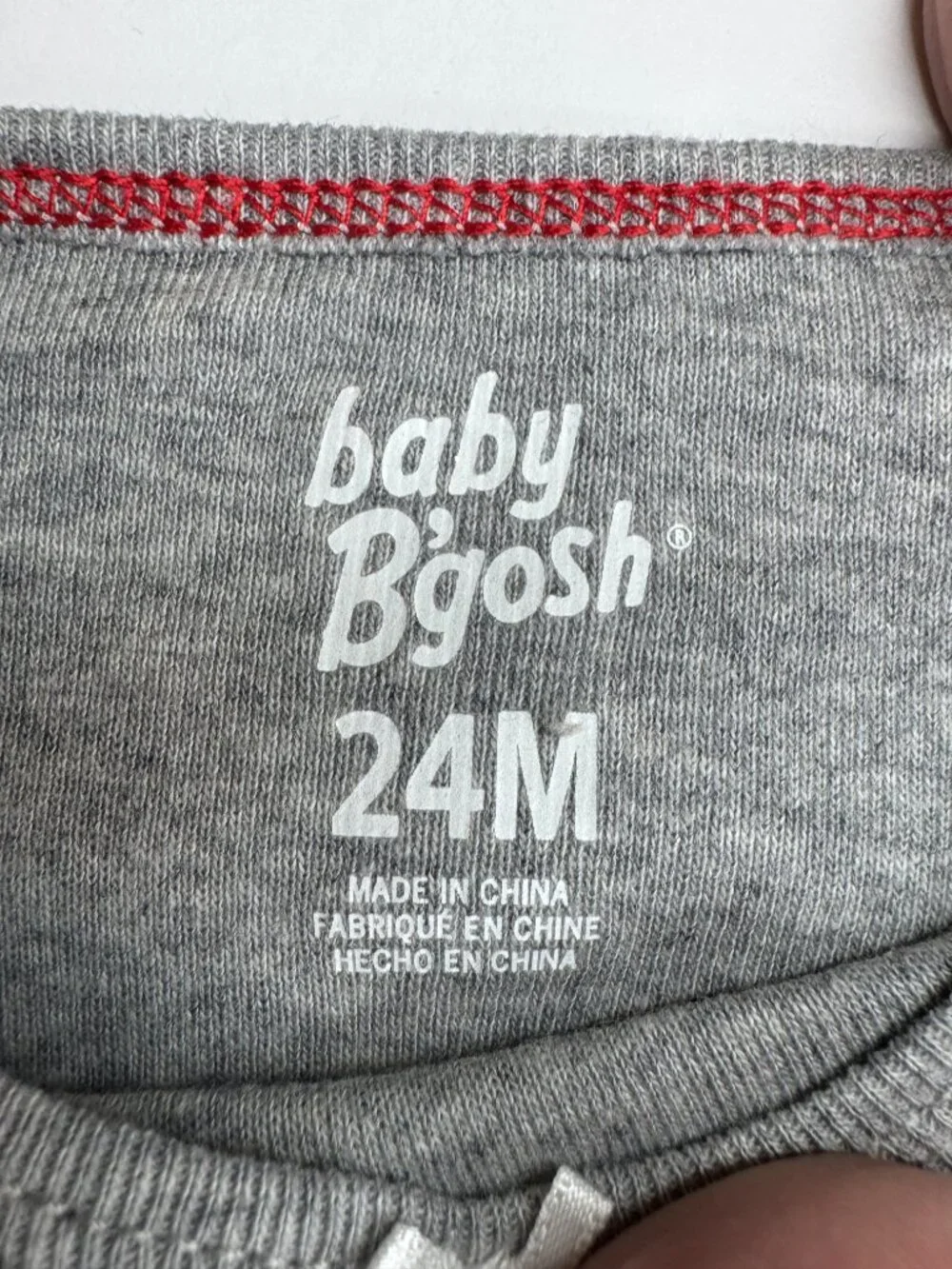 Baby B’gosh by OshKosh Girls Long Sleeve Snowflake Heart Bodysuit 24 Month